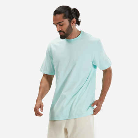 חולצת ספורט לגברים 500 Essentials - מנטה/פסטל