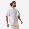 Men's Loose-Fit Fitness T-Shirt 520 - Pastel Mauve
