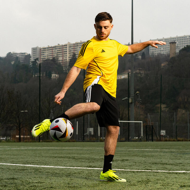 Camiseta fútbol Tiro 24 Adulto Amarillo