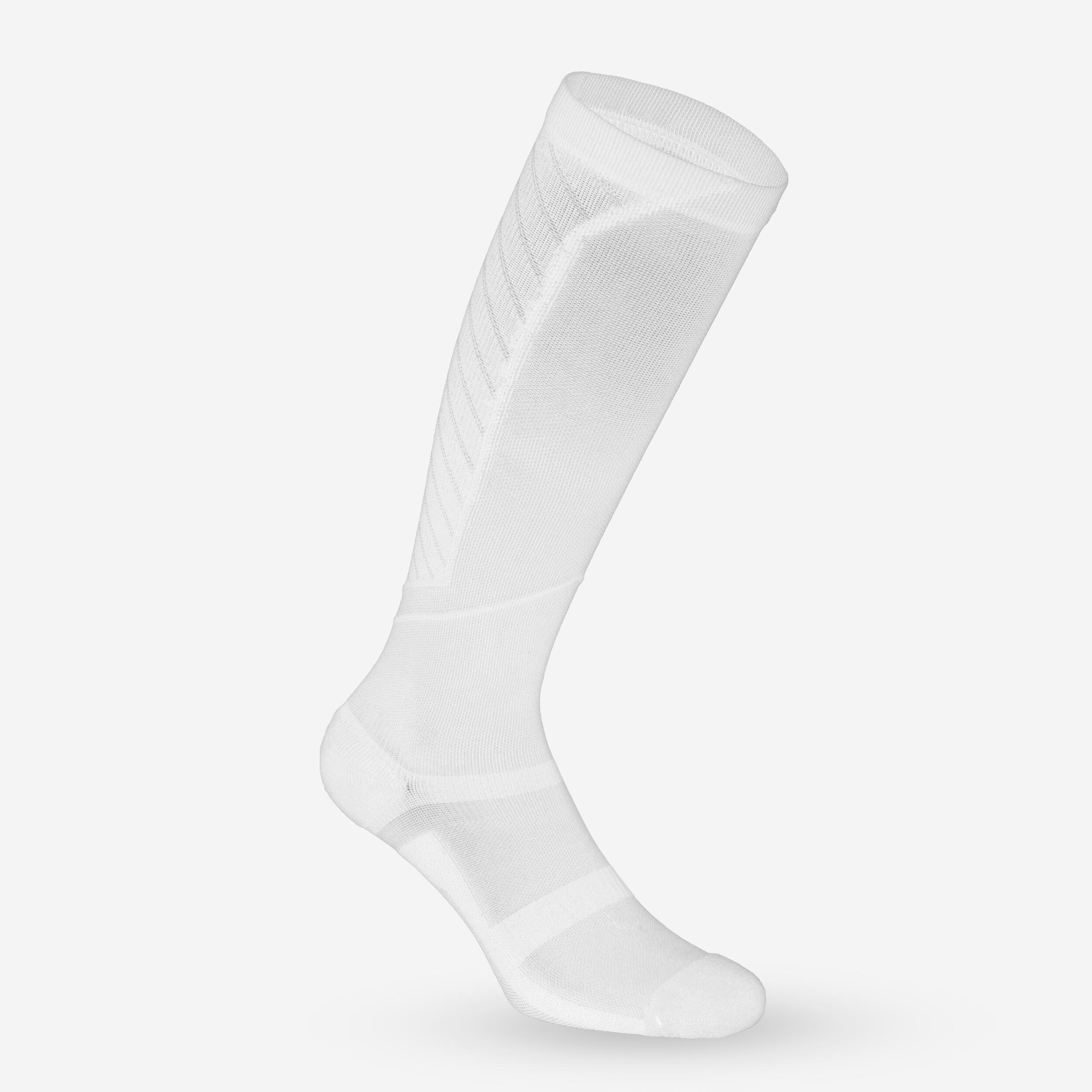 Decathlon - Chaussettes De Compression Blanches - Chaussettes De Compression - Nutrition Et Soin - - 39/42 - Decathlon