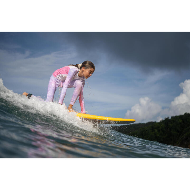 KIDS' SURFING LEGGINGS 500 STAR CLOUD