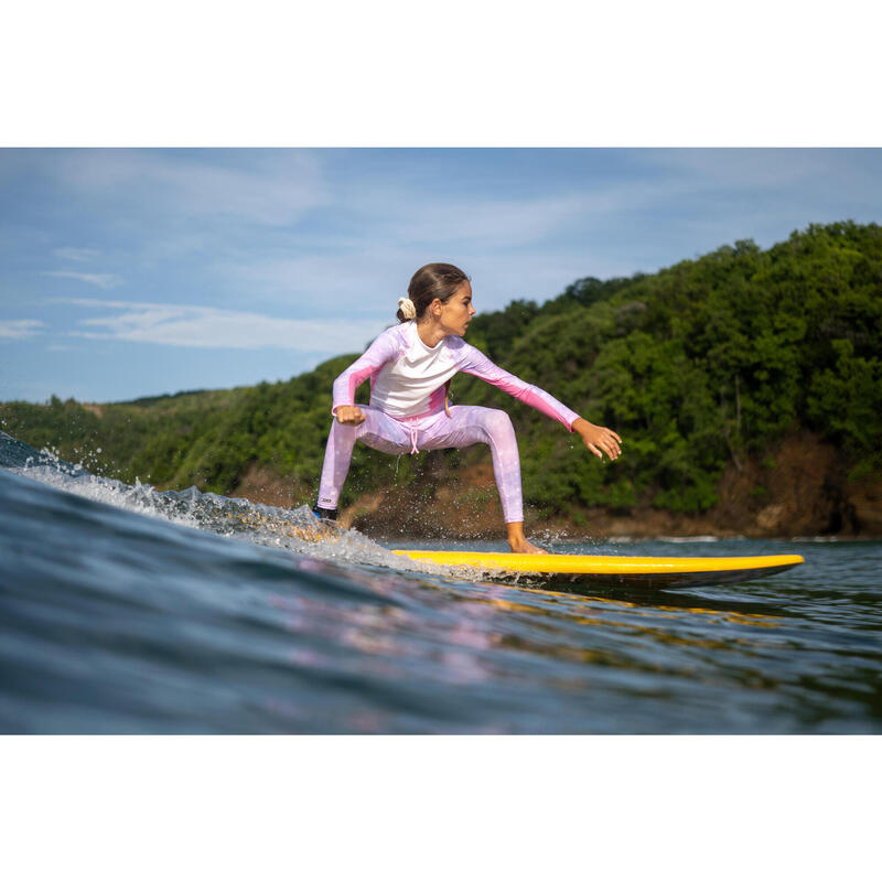 KIDS' SURFING LEGGINGS 500 STAR CLOUD