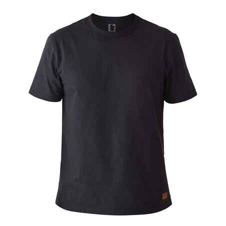 Patvarūs trumparankoviai marškinėliai „500“, juodi, su logotipu „Resistant Gear“