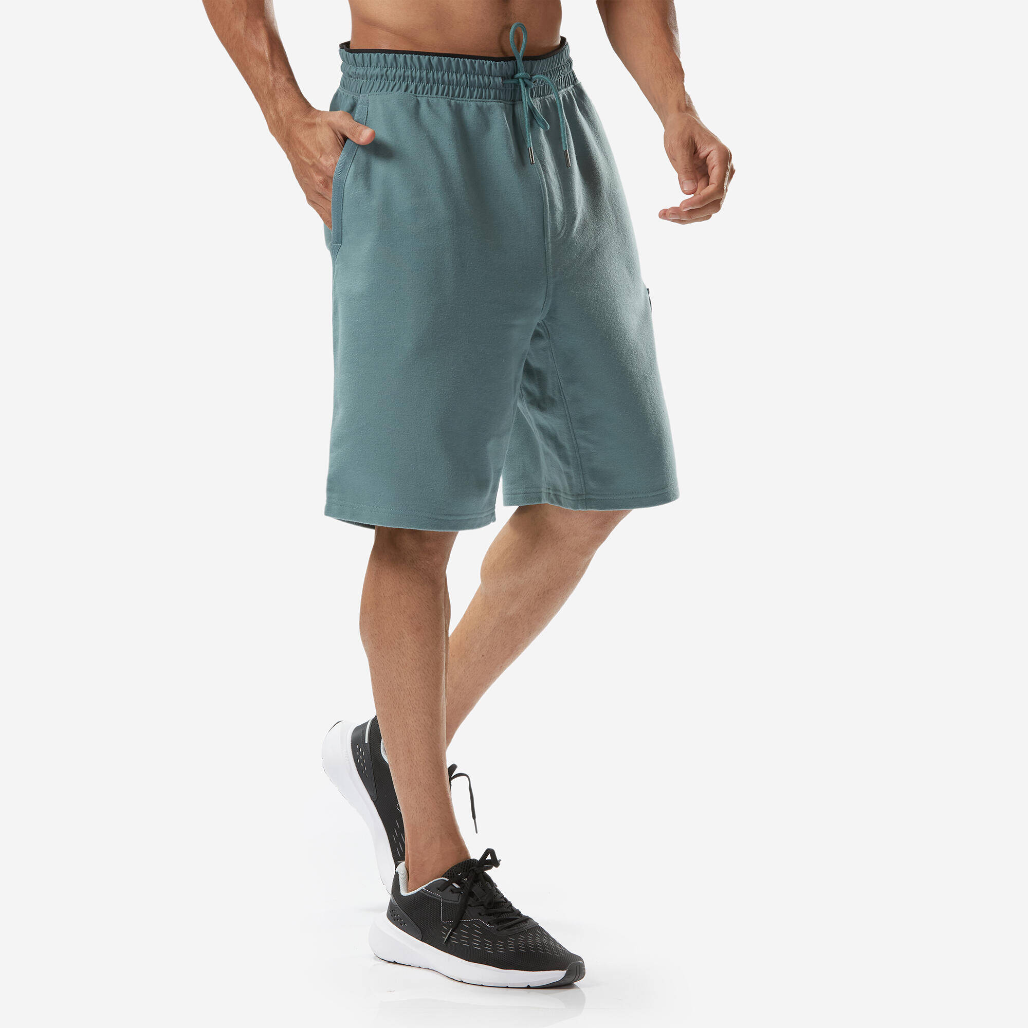 Men's Cargo Fitness Shorts 520 - Frozen Cedar -  4