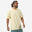 T-shirt de Fitness Homem 500 Essential Baunilha