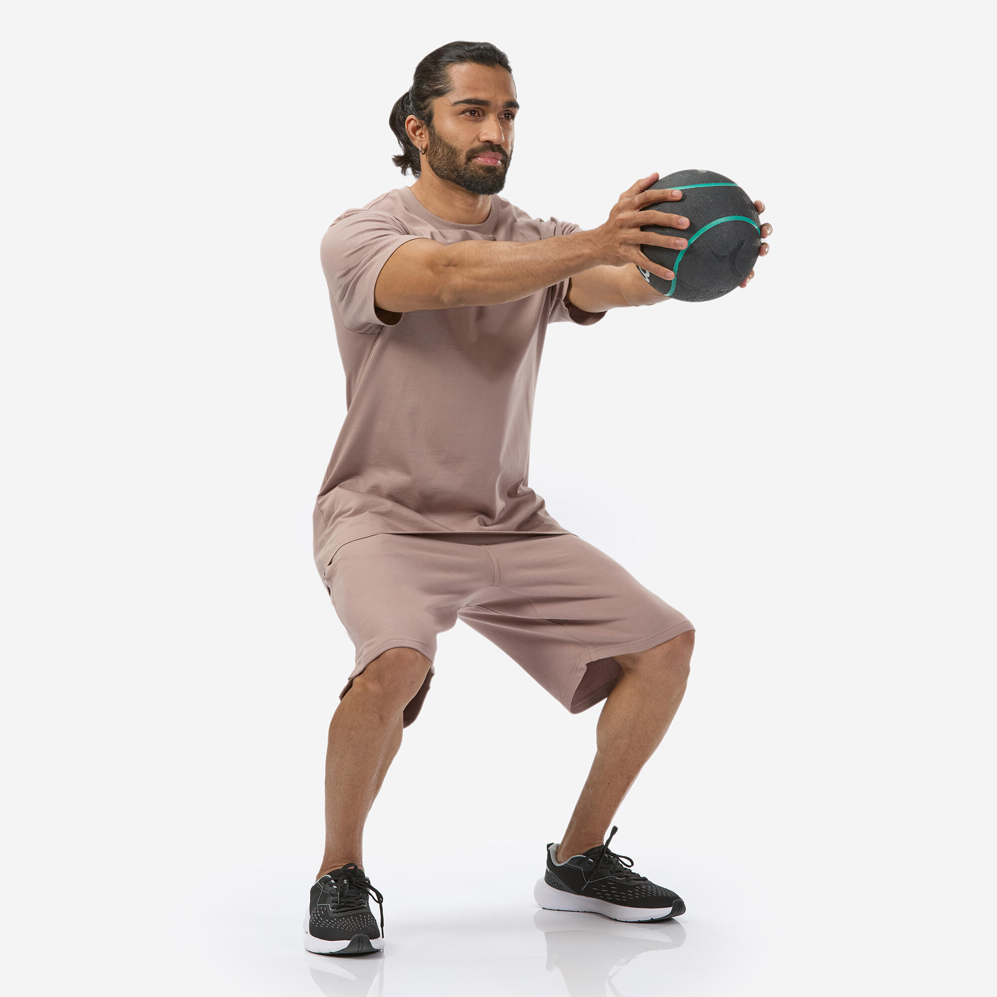 Men's Fitness Shorts - Frost Brown