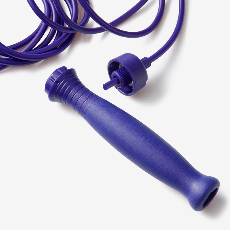 Coardă de sărit cauciuc 500 Fitness cardio Kaki 