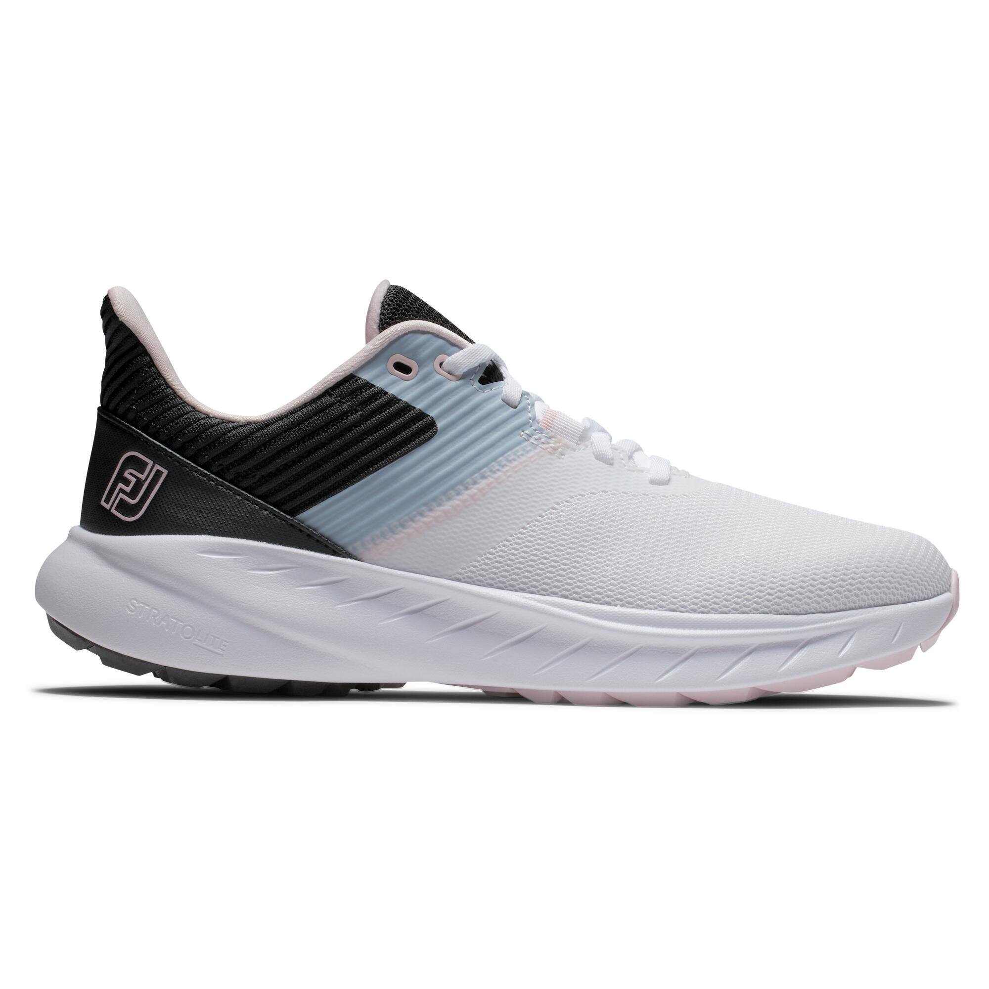 Chaussures golf FOOTJOY FLEX respirantes Femme blanc et noir