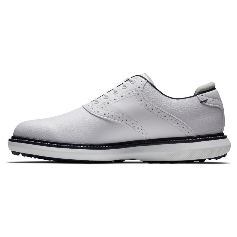 Golfschoenen voor heren Traditions zonder noppen wit