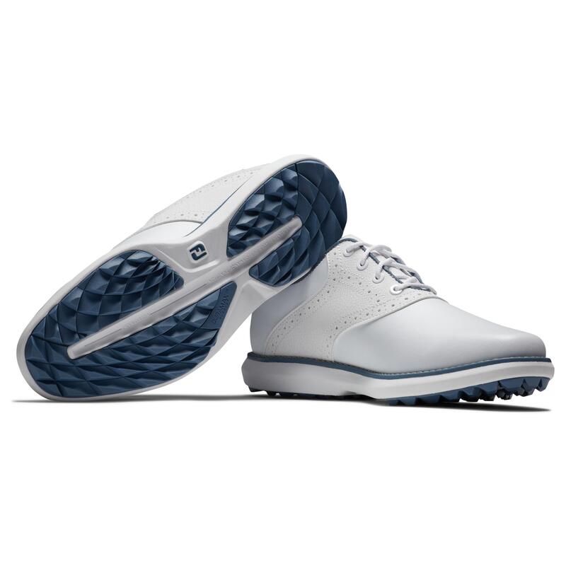 Încălțăminte golf Footjoy fără crampoane Tradition Alb Damă