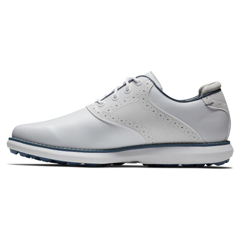 Chaussures golf Footjoy sans crampons femme - Tradition blanc