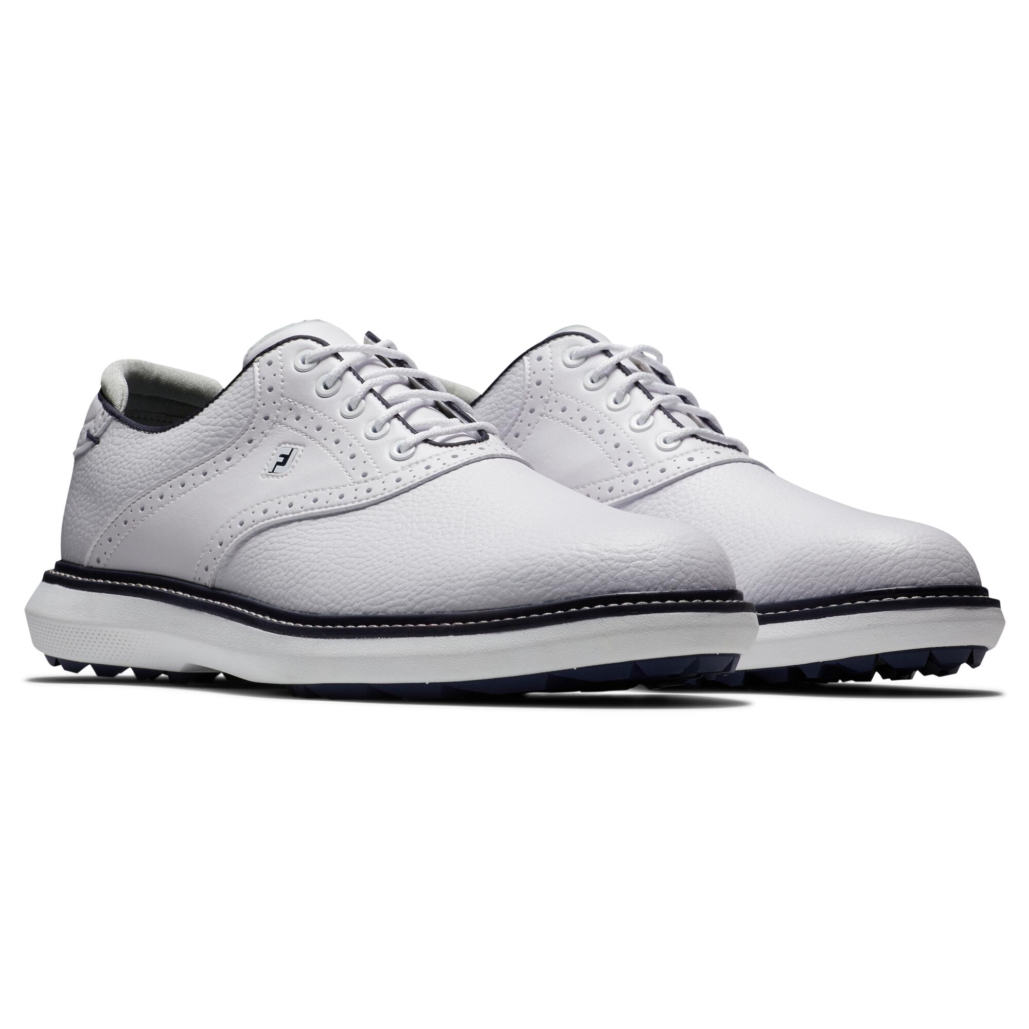 Men's golf spikeless shoes Footjoy - Traditions white 6/6
