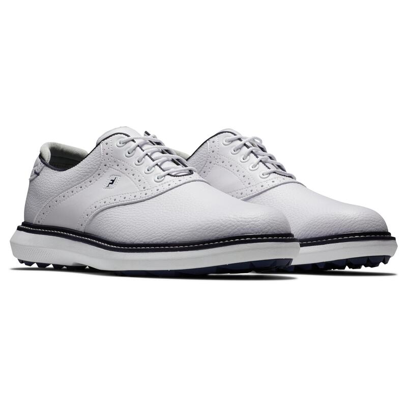 Calçado de golf Homem Footjoy Traditions sem crampons - branco