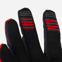 Guantes ciclismo mtb largos verano Rockrider St 500 rojos