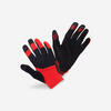 Guantes ciclismo mtb largos verano Rockrider St 500 rojos