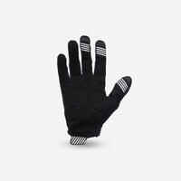 Guantes ciclismo mtb largos verano Rockrider St 500 negros