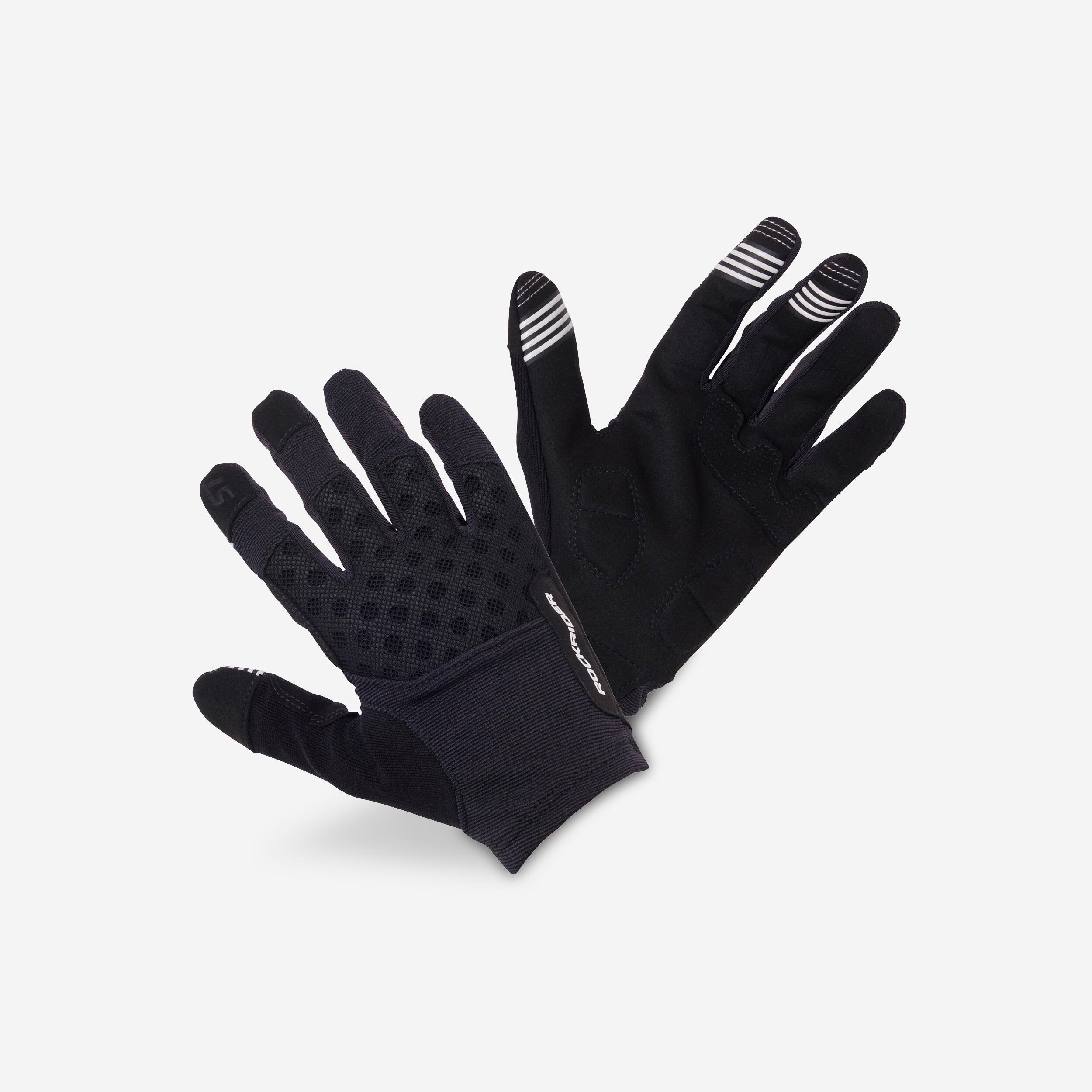 MTB Gloves - ST 500 Black - ROCKRIDER