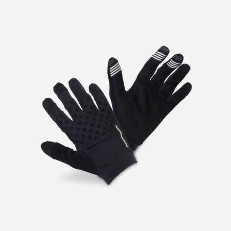 Črne kolesarske rokavice ST 500
