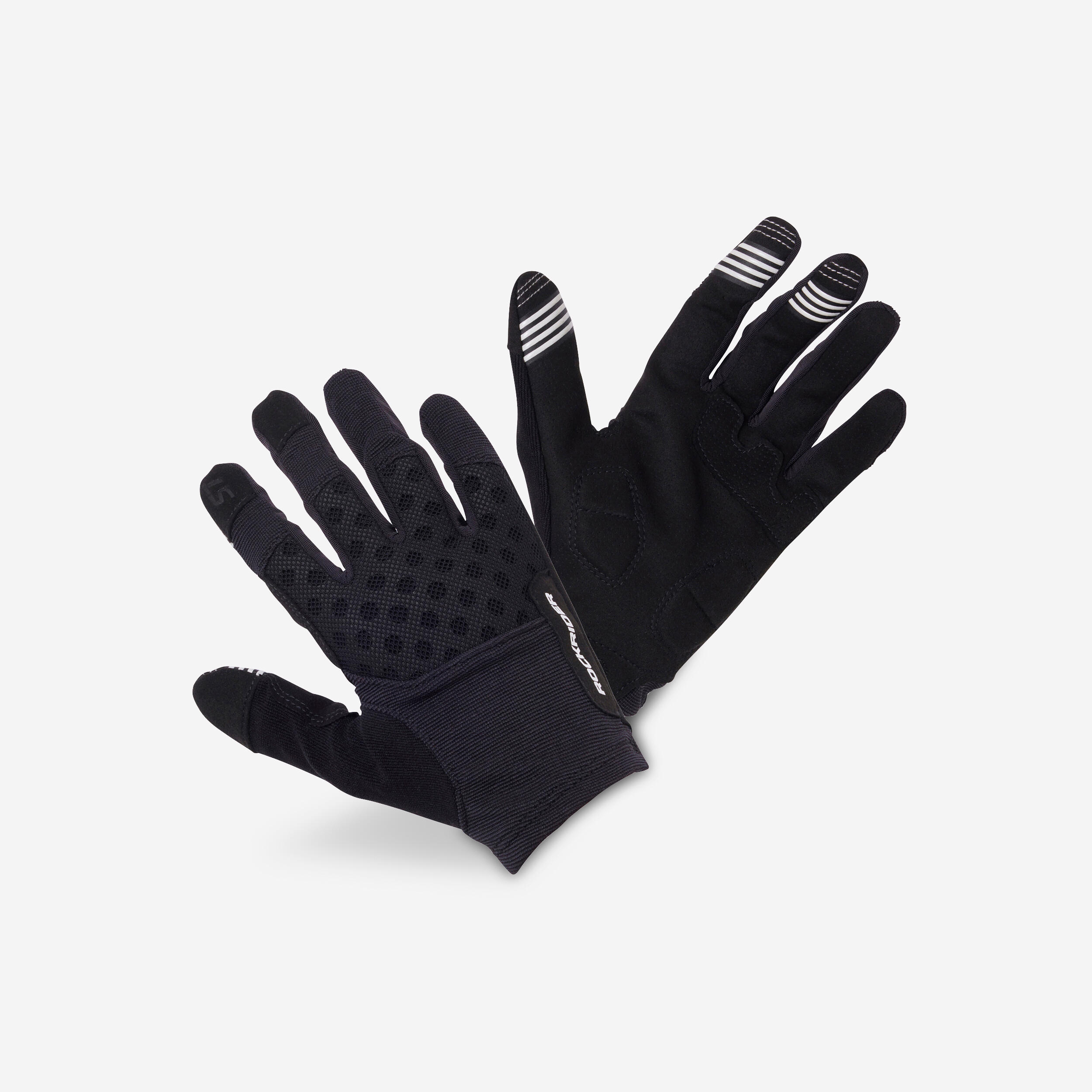 Mountain Biking Gloves ST 500 - Black 1/10