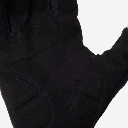 Crne biciklističke rukavice ST 500
