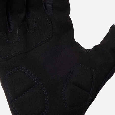 Guantes ciclismo mtb largos verano Rockrider St 500 negros