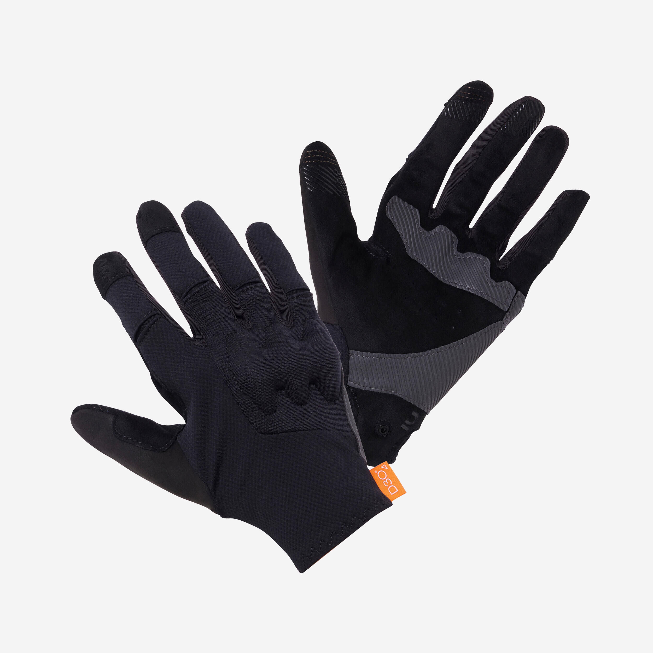ROCKRIDER All Mountain Mountain Bike Gloves - Black