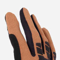 Guantes Ciclismo MTB EXP 500 Marrón