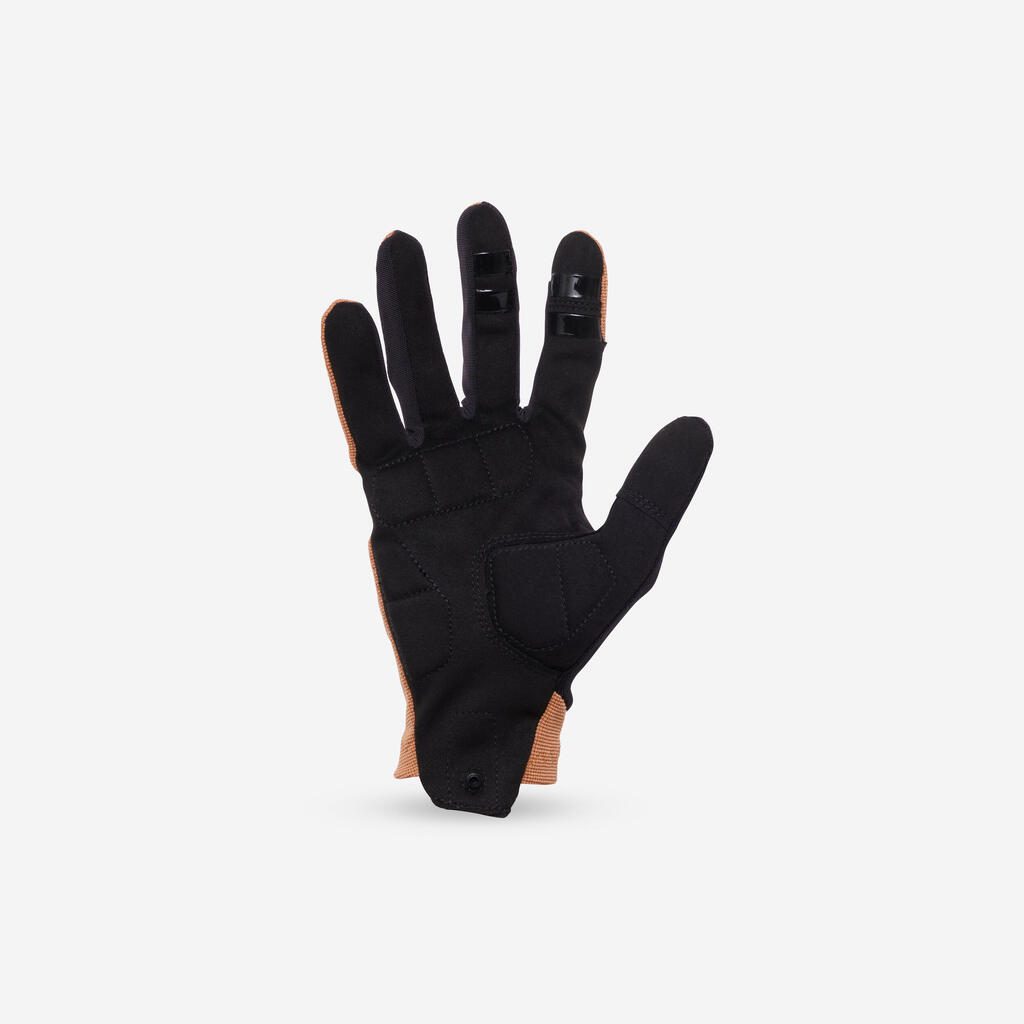 GUANTES CICLISMO MTB EXP 500 CAFÉ