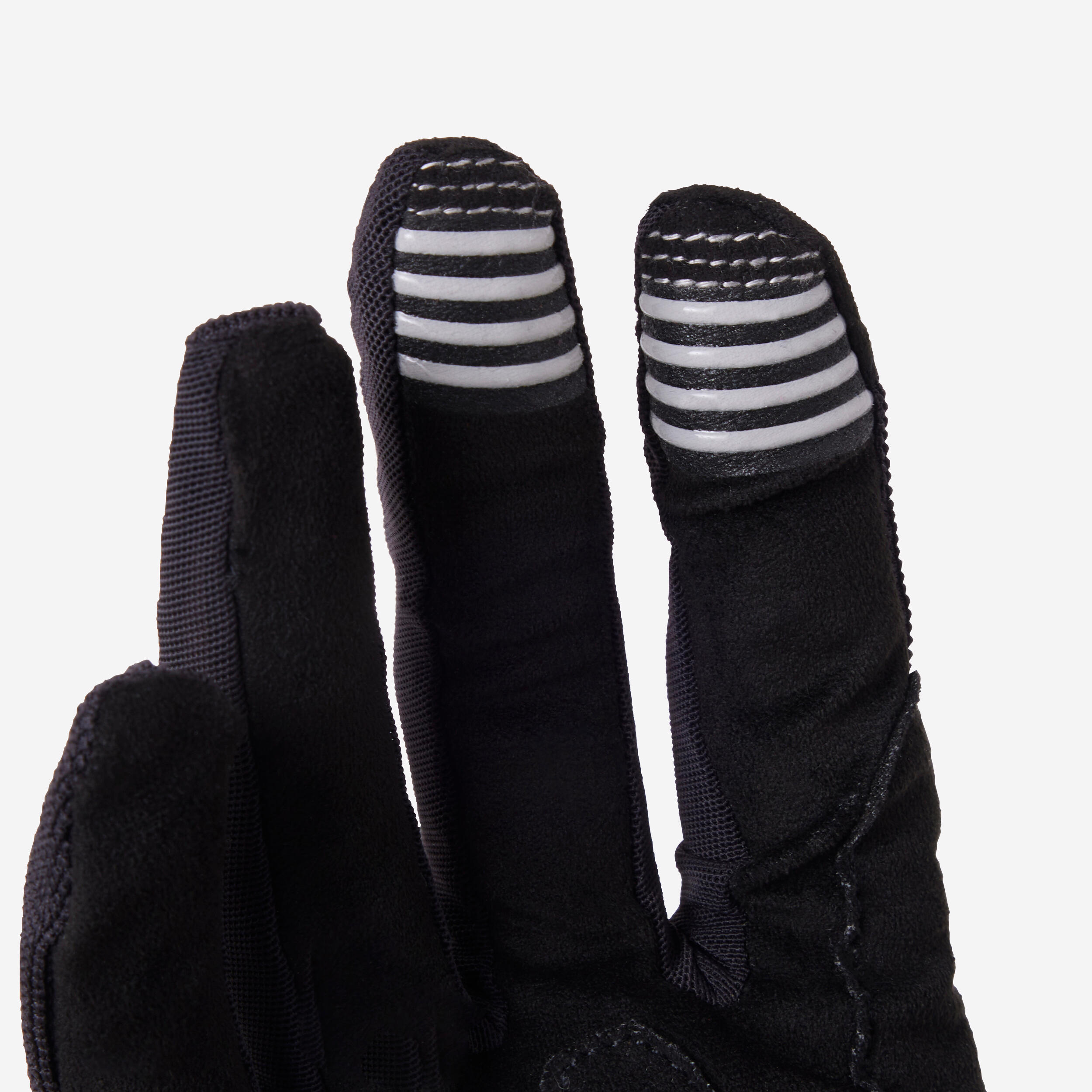 Mountain Bike Gloves - ST 100 Black - black, black, Pale grey ...