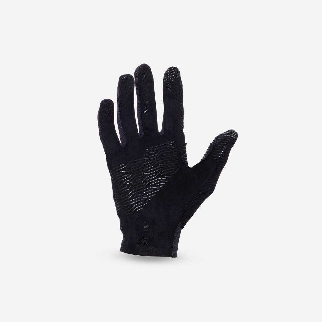 GUANTES CICLISMO MTB RACE NEGRO ANTIDESLIZANTES