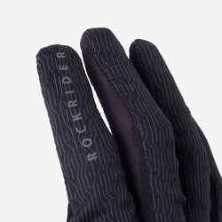 Mountain Bike Gloves Race Grip - Black