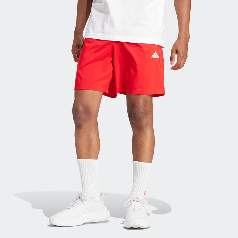 SHORT DE FITNESS SOFT TRAINING ADIDAS HOMME ROUGE