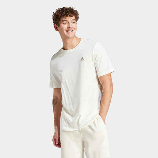 
      Men's Fitness T-Shirt Soft Training - Off-White
  