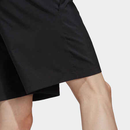 Men's Low-Impact Fitness Shorts - Black
