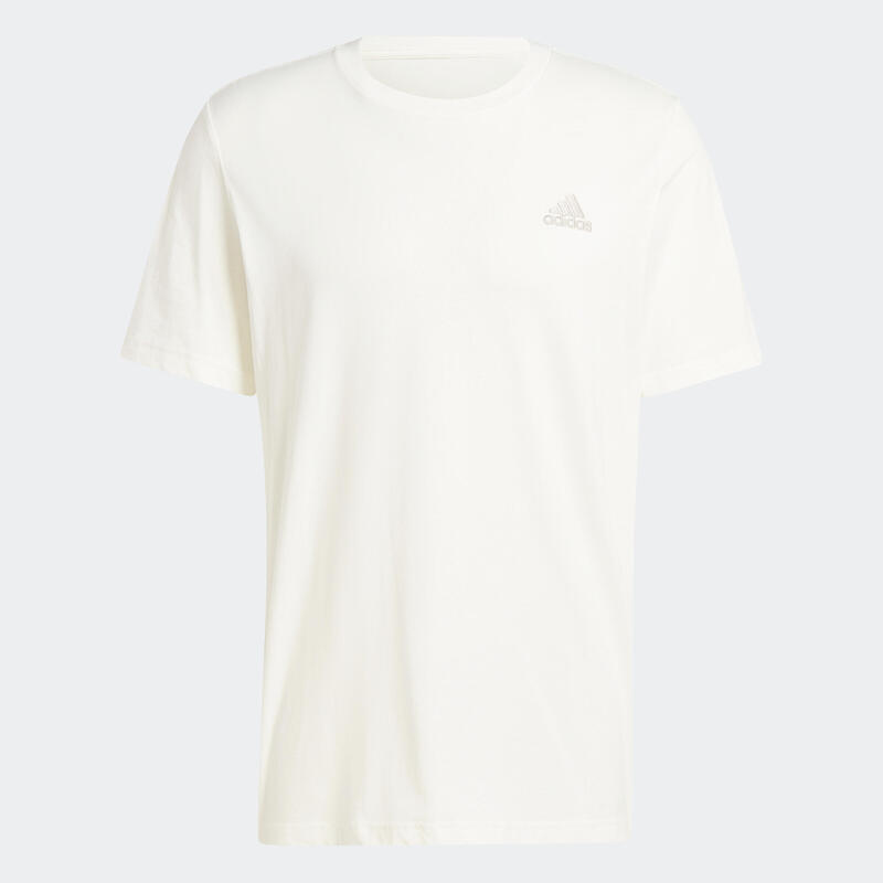 T-SHIRT DE FITNESS SOFT TRAINING ADIDAS HOMME OFF WHITE