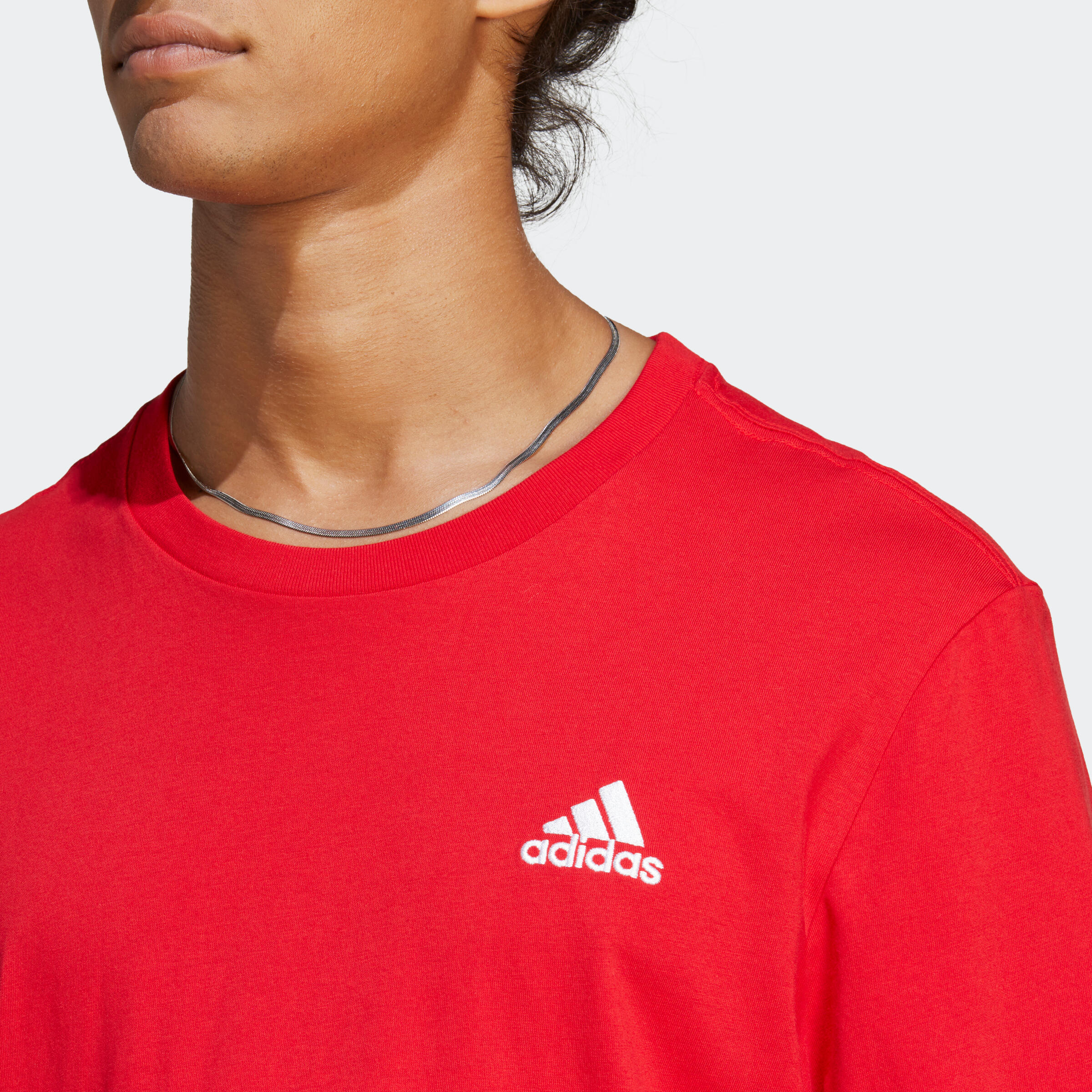 FITNESS SOFT TRAINING T-SHIRT ADIDAS MEN RED