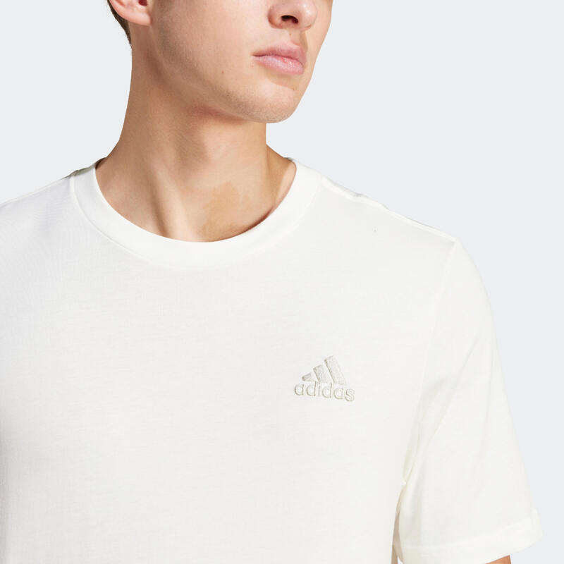 T-SHIRT DE FITNESS SOFT TRAINING ADIDAS HOMME OFF WHITE