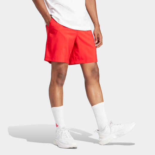 
      Men's Soft Training Fitness Shorts - Red
  