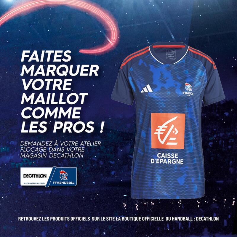 Maillot handball équipe de France féminine coupe femme - Maillot officiel 2024