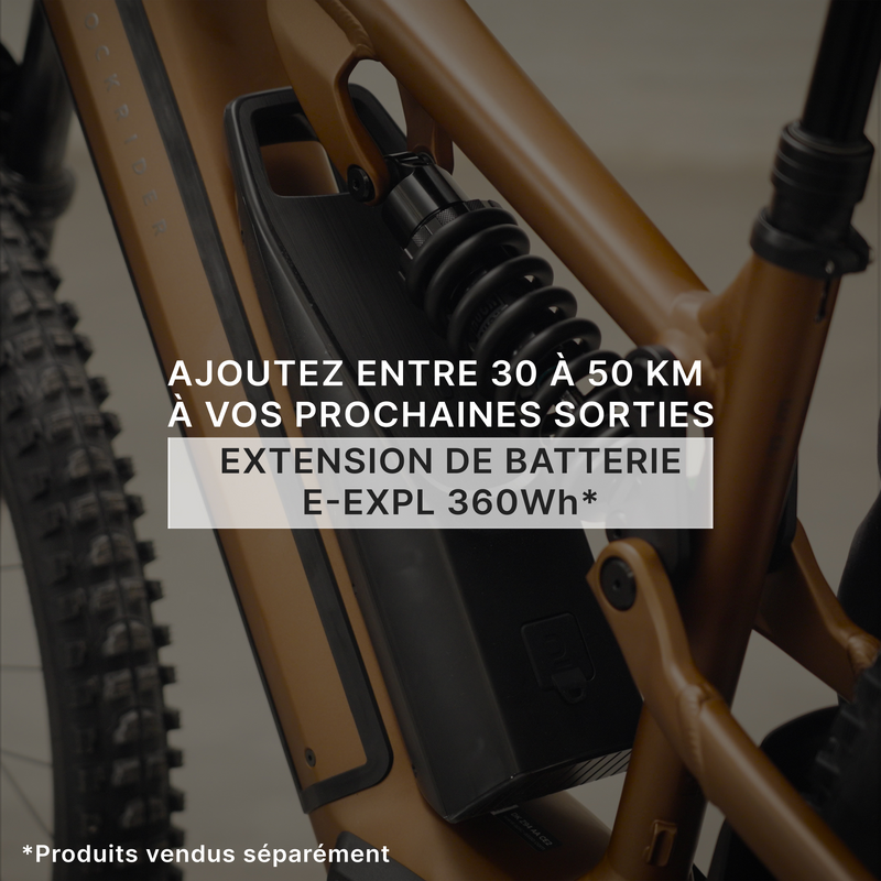 Velo VTT electrique tout suspendu 29 E EXPL 700 S Cuivre pour les clubs et collectivites Decathlon Pro