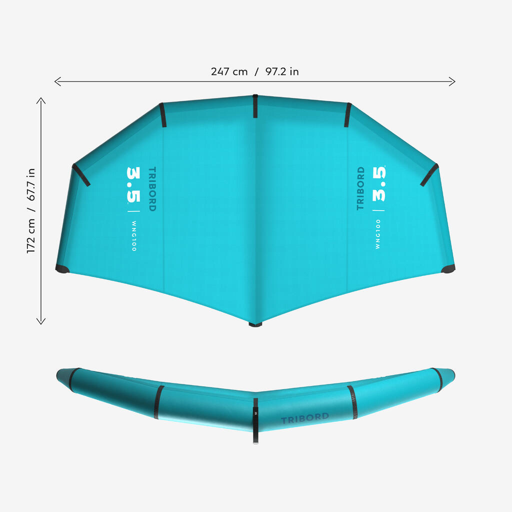 Padalo za wingfoiling WNG 100 (2,5 m²)