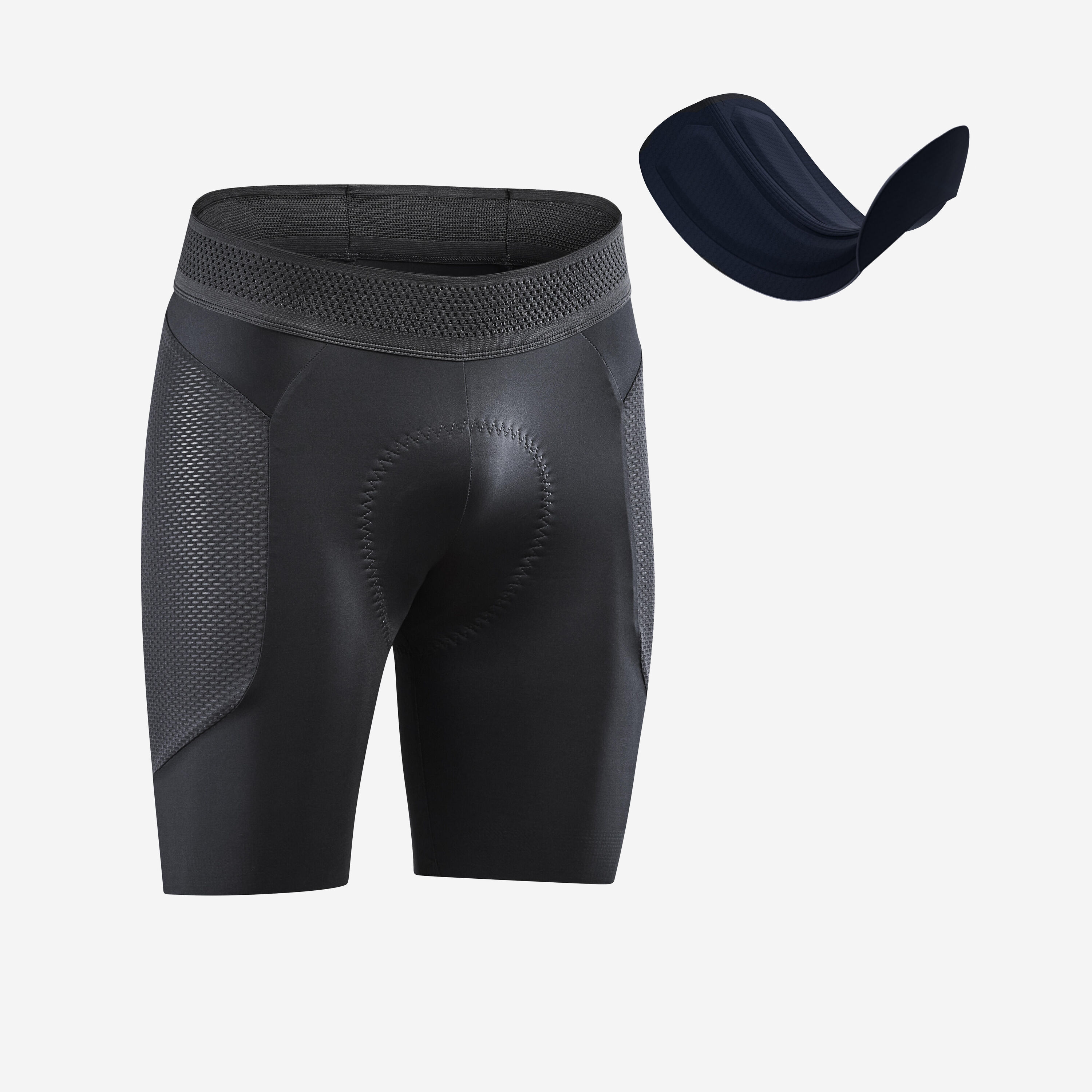 ROCKRIDER Mountain Bike Undershorts EXPL 700 - Black