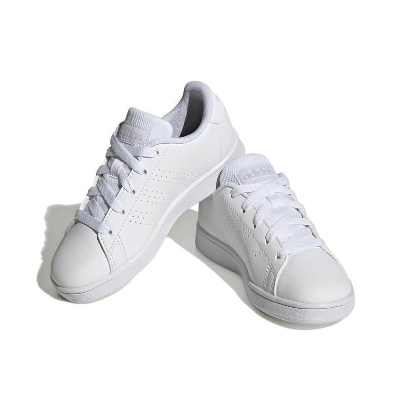 Zapatillas Adidas Advantage Niños Blanco Cordones