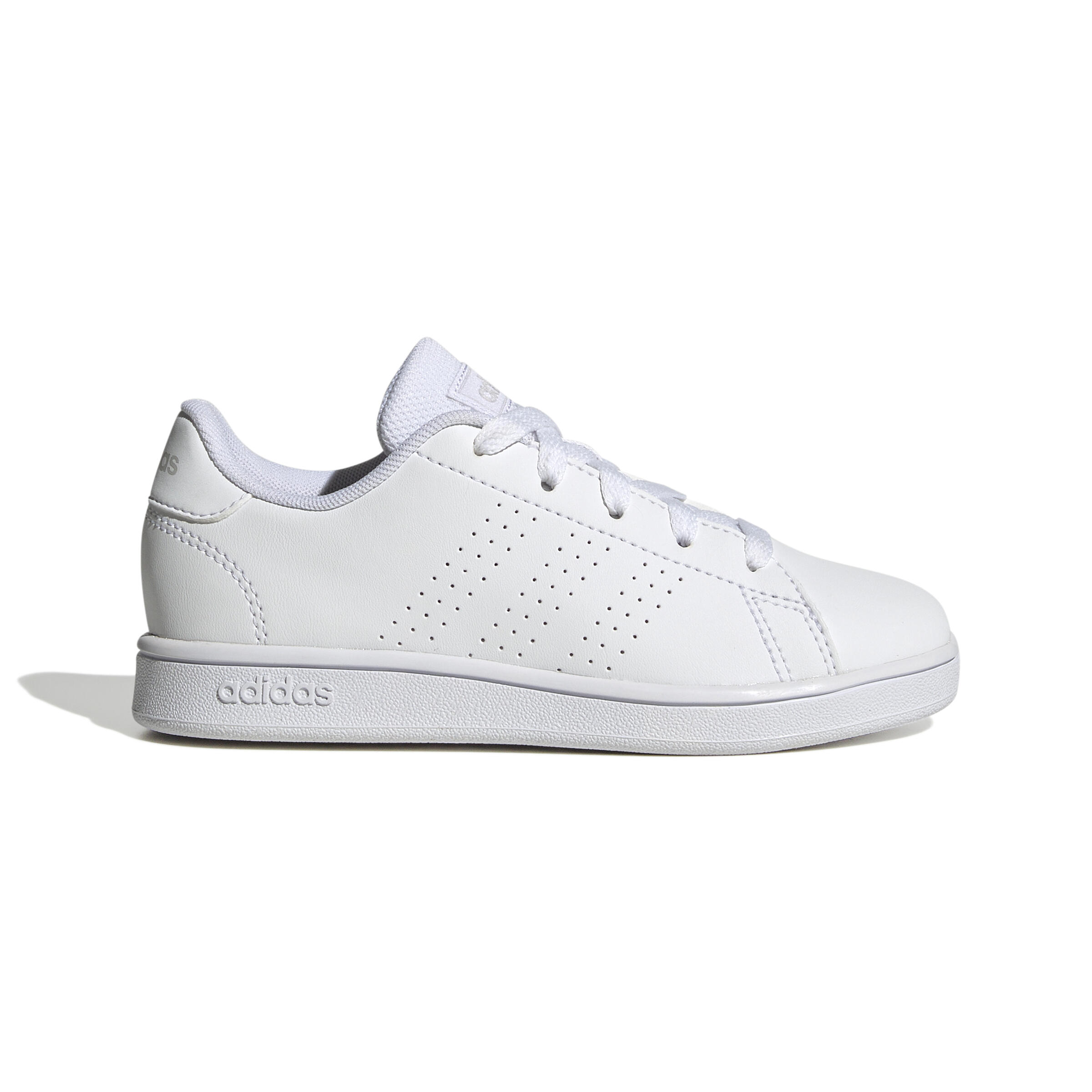 Gebraucht - ADIDAS Sportschuhe Schnürsenkel - Advantage weiss  6/8