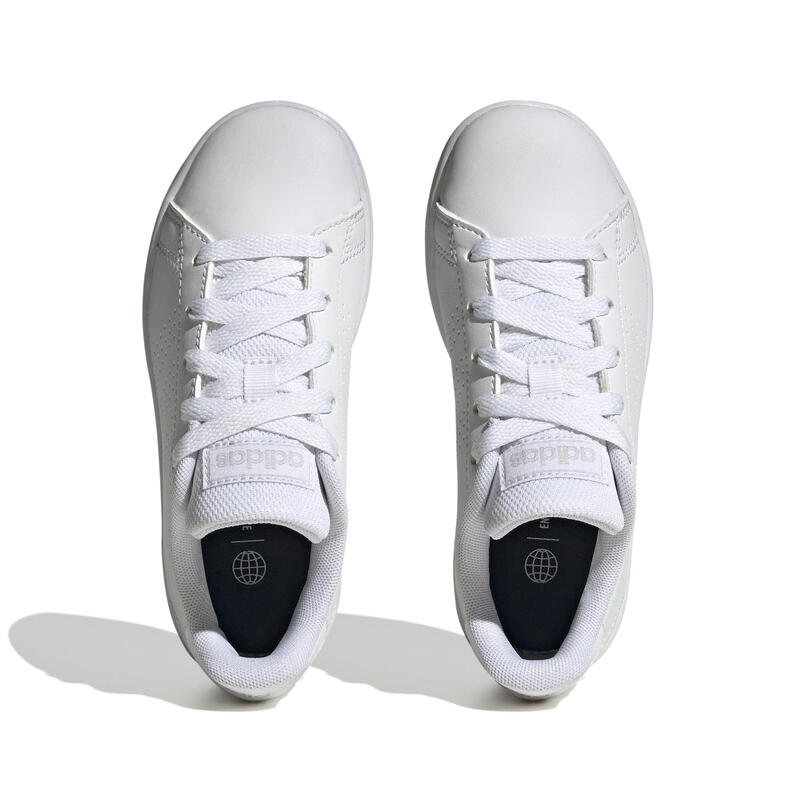 CHAUSSURE ADIDAS ADVANTAGE BLANC lacets