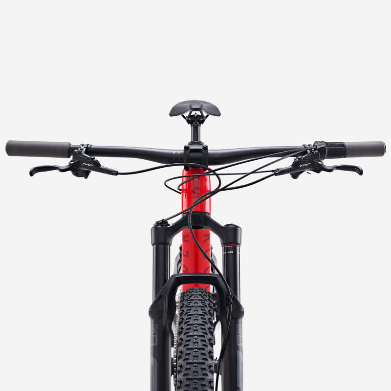 Bicicletă MTB cu suspensie integrală XC cadru carbon RACE 940 S, Roșu