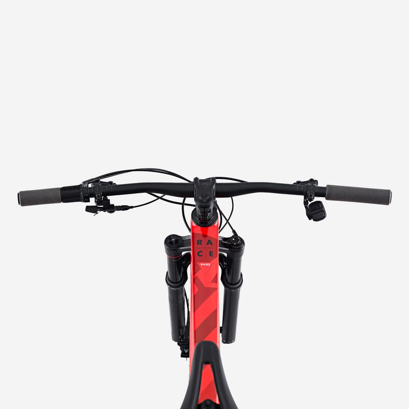 Bicicletă MTB cu suspensie integrală XC cadru carbon RACE 940 S, Roșu