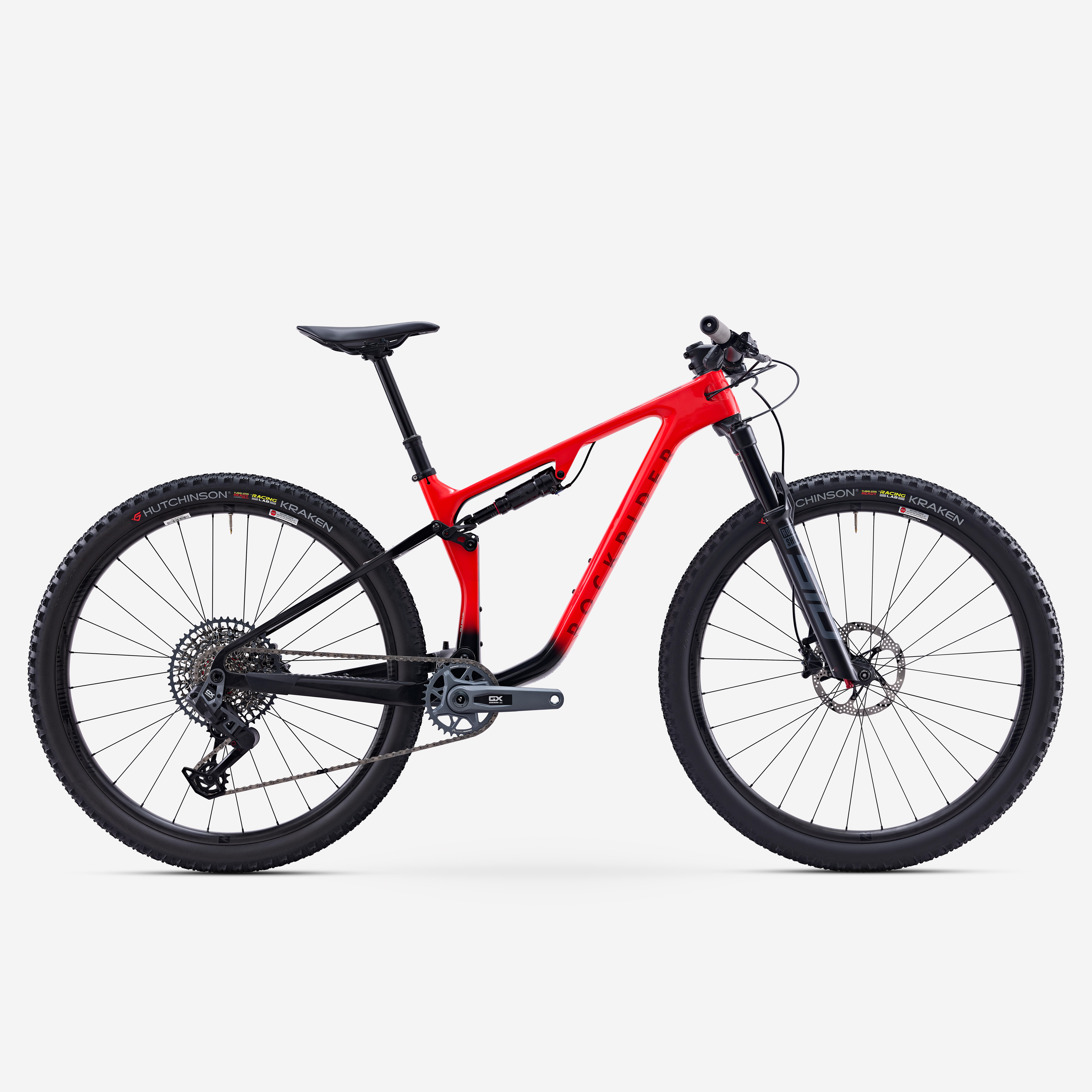 Vélo vtt tout suspendu xc cadre carbone race 940 s, rouge - Vélos & Accessoires - Rockrider- Clubs - Entreprises - Collectivités - Associations