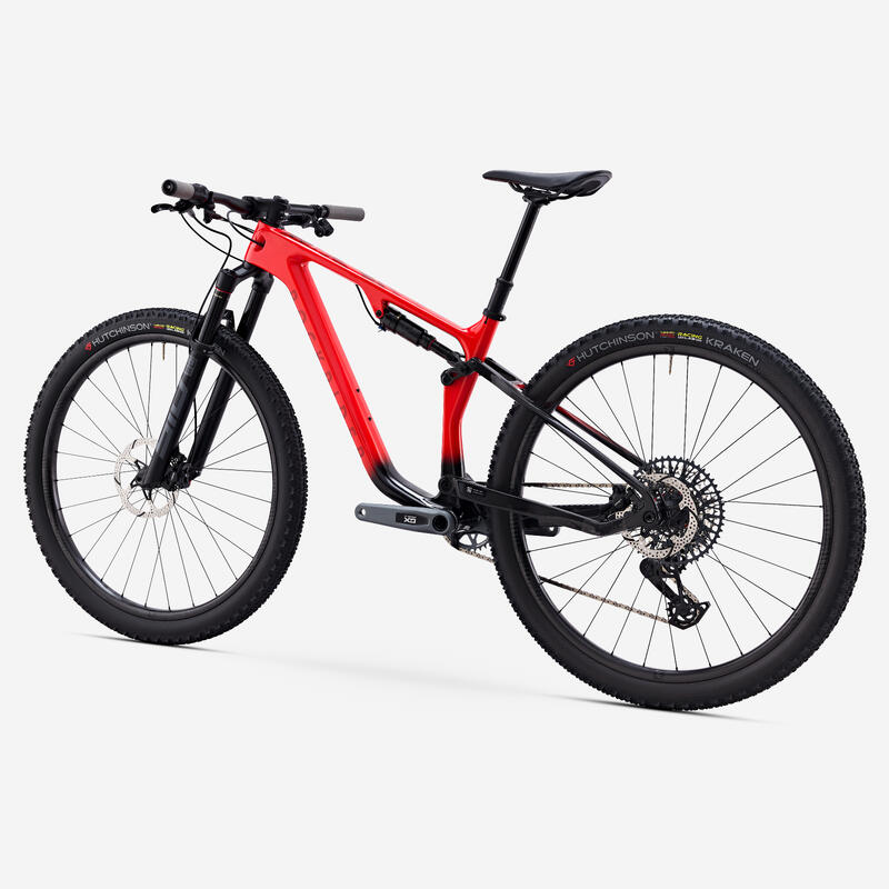 Bicicletă MTB cu suspensie integrală XC cadru carbon RACE 940 S, Roșu