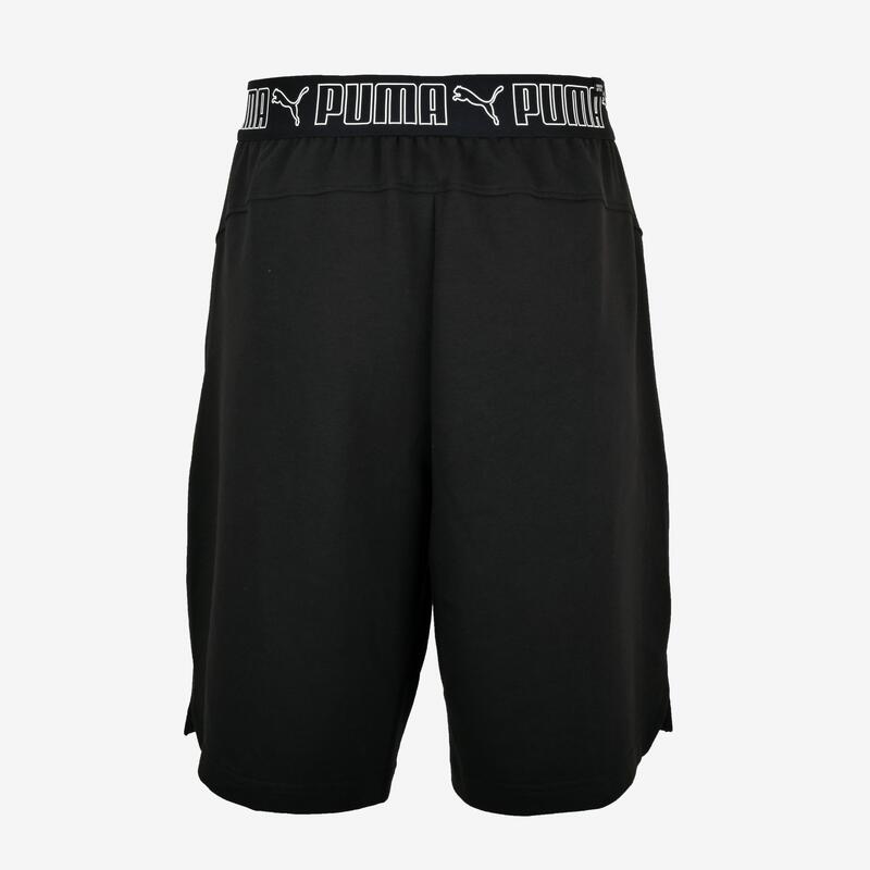 Short PUMA fitness coton homme noir